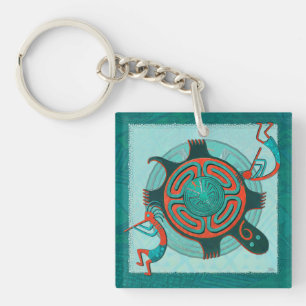 Porte-clés Visitors Native Folk Art