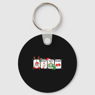Porte-clés Visuels SLP de Noël - Je veux que tout le travail
