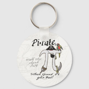 Porte-clés Vitesse de jour du pirate pi