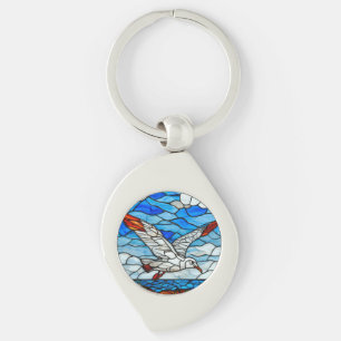 Porte-clés Vitreaux de mouette