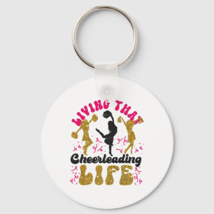 Porte-clés Vive la cheerleading, vivre cette vie de cheerlead
