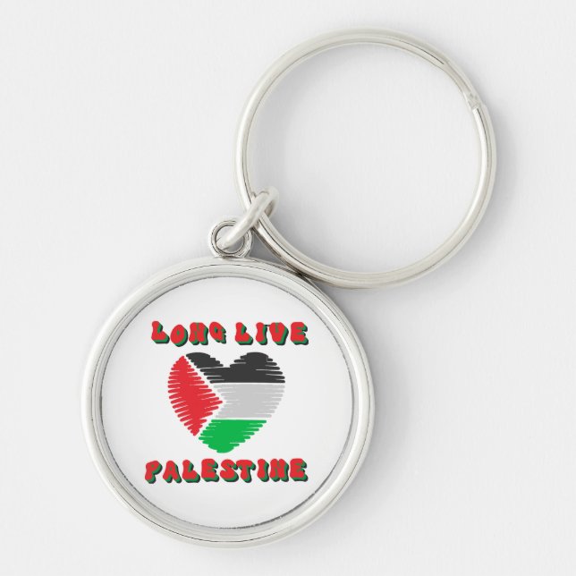 Porte-clés Vive la Palestine (Devant)
