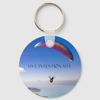 Porte-clés Vivre intentionnellement