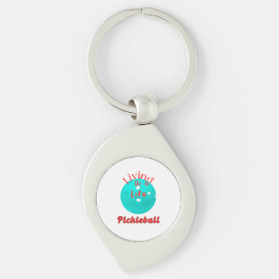Porte-clés Vivre La Vie Pickleball