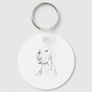 Porte-clés Vizsla – Cadeau minimaliste de porte-cl