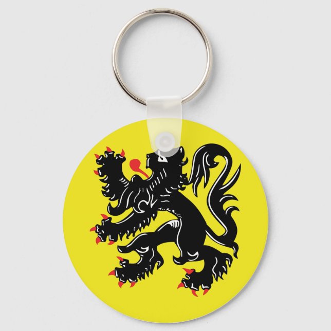 Porte-clés Vlaamse Leeuw van Vlaanderen sleutelhanger (Recto)