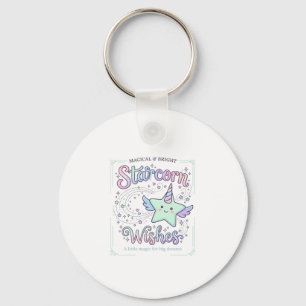 Porte-clés Vœux de licorne Starcorn Adorable Vêtement Graphiq