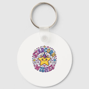 Porte-clés Vœux de licorne Starcorn Impression commerciale à