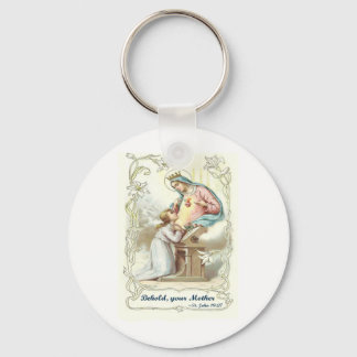 Porte-clés 'Voici ta mère' Bienheureuse Vierge Marie objets
