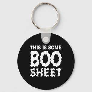 Porte-clés Voici Une Feuille De Boite Halloween Ghost Fun Cad
