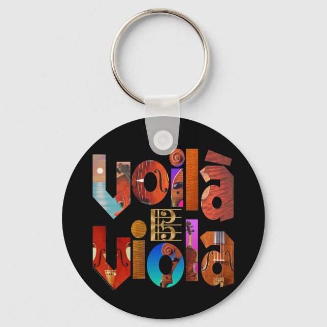 Porte-clés Voilà Viola ! (Recto)