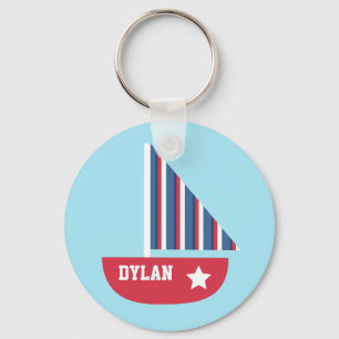 Porte-clés Voilier mignon nautique pour de petits marins