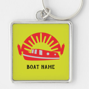 Porte-clés Voilier Narrowboat Canal Bateau Living Pormat Port