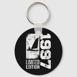 Porte-clés Voiliers de yacht marins Vintage 1997 Anniversaire
