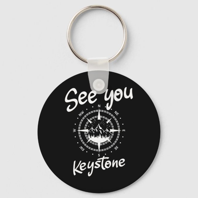 Porte-clés Voir À Keystone Usa Vacances Ski Comp (Recto)