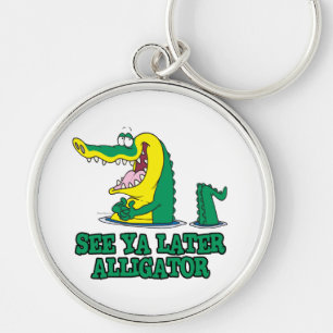 Porte-clés voir plus tard alligator