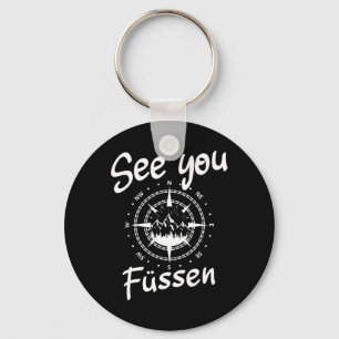 Porte-clés Voir Vous Randonnée Füssen Allemagne Vacances Ski