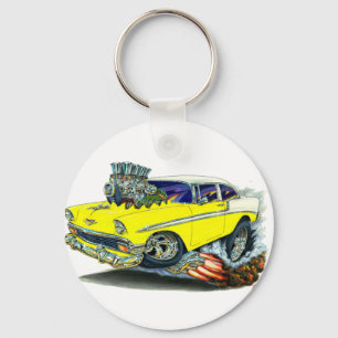 Porte-clés Voiture 1956 jaune de Chevy Belair