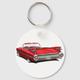 Porte-clés Voiture 1959 de rouge de Cadillac