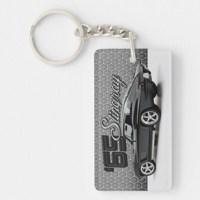 Porte-clés Voiture 1965 de classique de la pastenague 396 de (Devant)