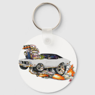 Porte-clés Voiture 1970-72 de blanc de GS de Buick