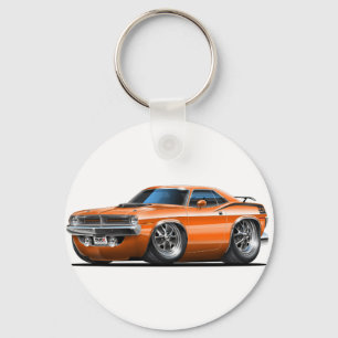 Porte-clés Voiture 1970 d'orange de Plymouth Cuda