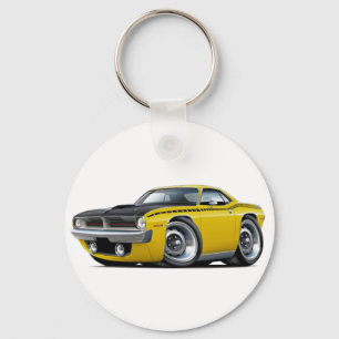 Porte-clés Voiture 1970 jaune de Cuda AAR