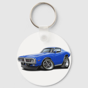 Porte-clés Voiture 1973-74 de bleu de chargeur