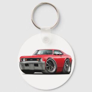 Porte-clés Voiture 1973-74 de rouge de nova