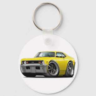 Porte-clés Voiture 1973-74 jaune de nova