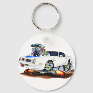 Porte-clés Voiture 1974-76 Blanc-Bleue du transport AM
