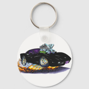 Porte-clés Voiture 1977-79 noire de Corvette