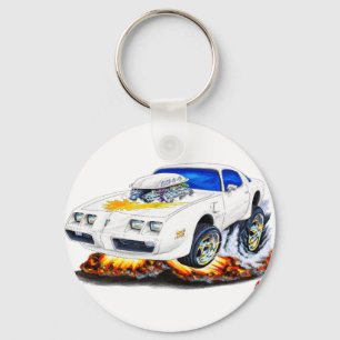 Porte-clés Voiture 1979-81 de blanc du transport AM