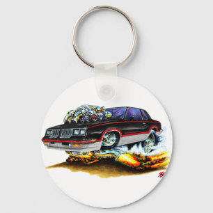 Porte-clés Voiture 1984-88 Noir-Grise de Hurst Olds