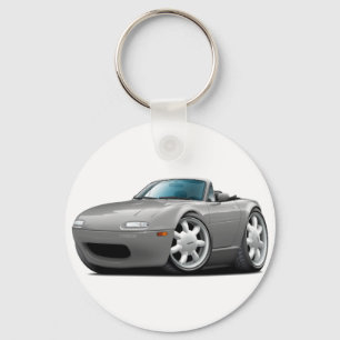 Porte-clés Voiture 1990-98 argentée de Miata