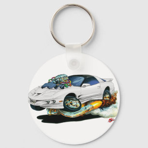 Porte-clés Voiture 1993-97 de blanc du transport AM