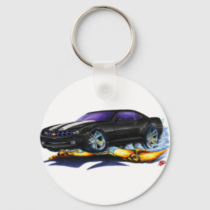 Porte-clés Voiture 2010 Noir-Blanche de Camaro