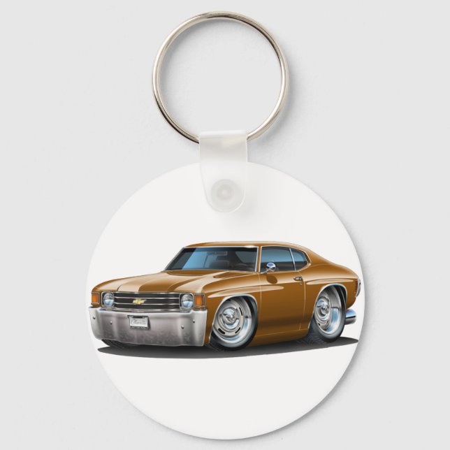 Porte-clés Voiture Brown Chevelle 1971-72 (Recto)
