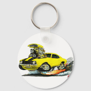 Porte-clés Voiture Camaro Z28 Jaune-Noir 1969