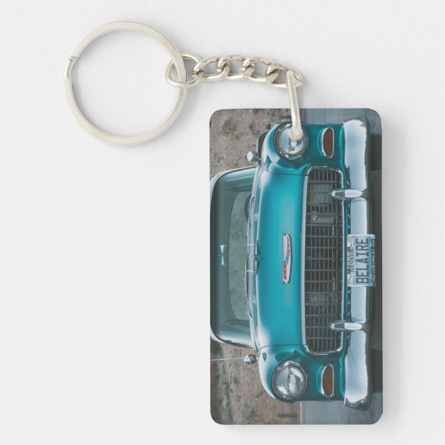 Porte-clés - Voiture Classique Ancienne École (Devant)