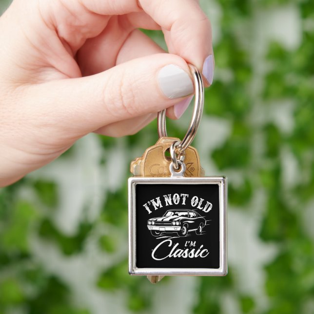 Porte-clés Voiture classique Chevelle (main)