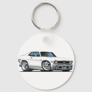 Porte-clés Voiture de blanc de nova de Chevy