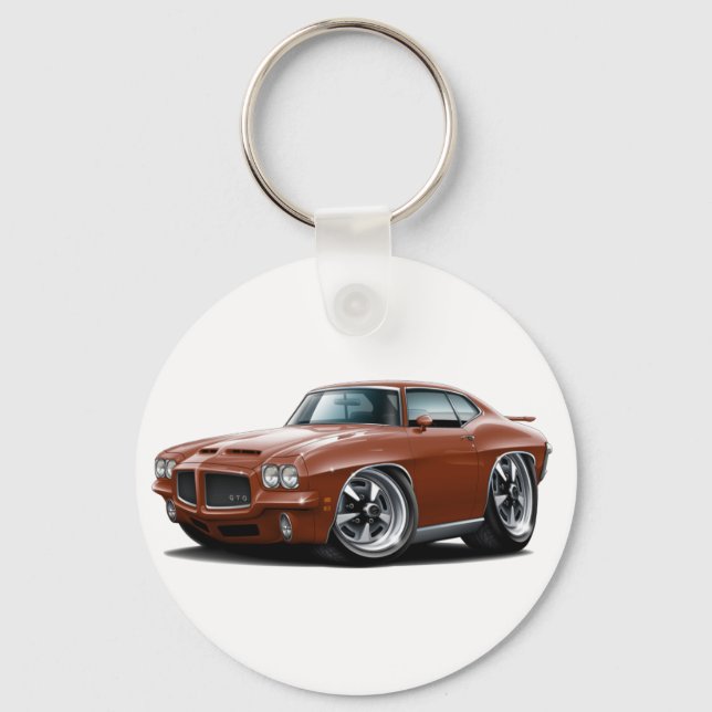 Porte-clés Voiture de bronze 1971-72 GTO (Recto)