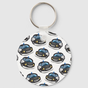 Porte-clés voiture de police vintage