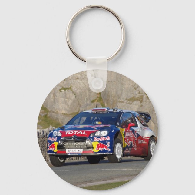 Porte-clés Voiture de rallye WRC (Recto)