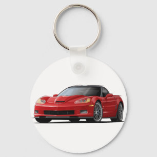 Porte-clés Voiture de rouge de Corvette ZR1