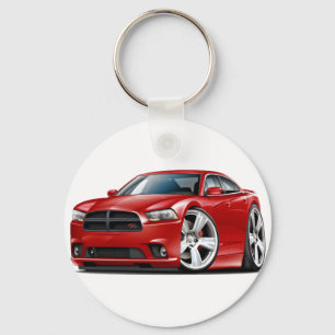 Porte-clés Voiture de rouge du chargeur droite de Dodge