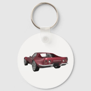 Porte-clés Voiture de sport 1970 de Corvette : La sucrerie