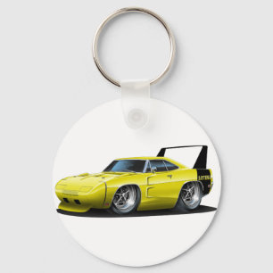 Porte-clés Voiture jaune de Dodge Daytona