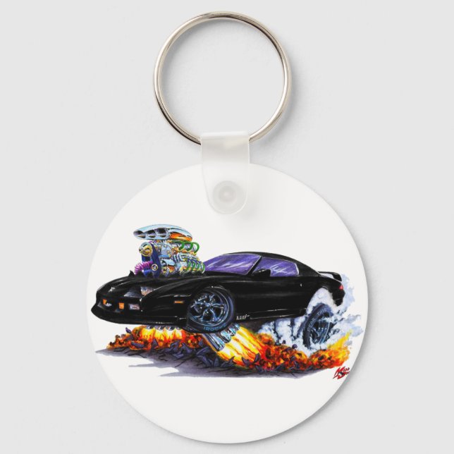 Porte-clés Voiture noire Camaro 1982-92 (Recto)